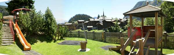Childrens Playground in the summer