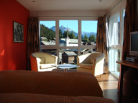 ...rooms facing south with a nice view of 'Old Blatten'...